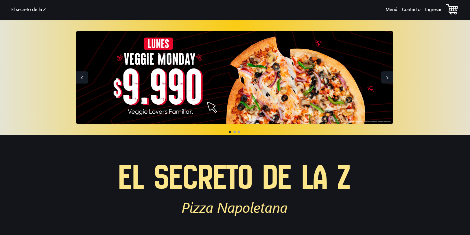 Pagina web El Secreto de la Z